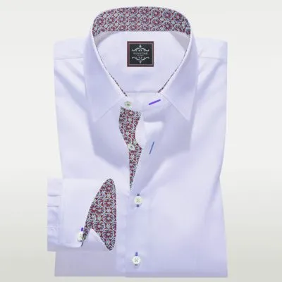 White Egyptian cotton Twill Shirt