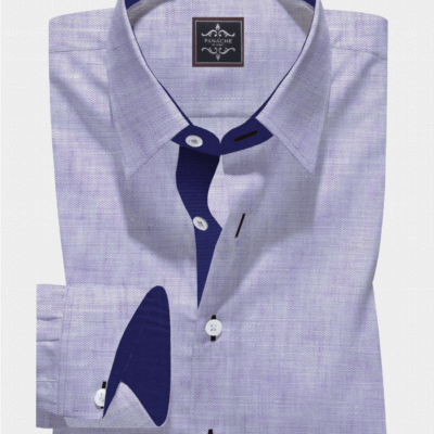 Redondo Purple Linen Shirt