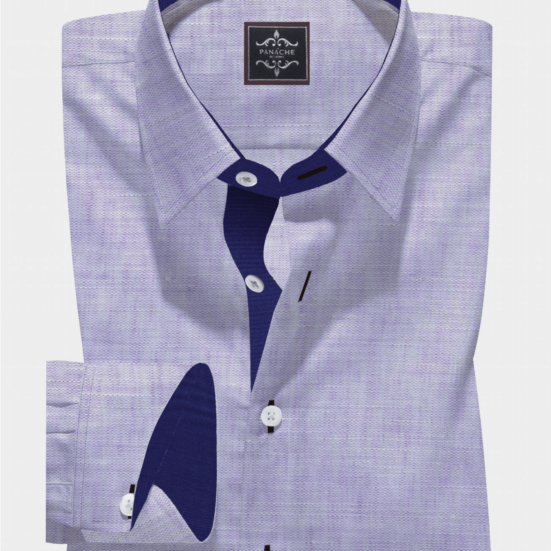 Redondo Purple Linen Shirt