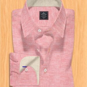 Portuguese Faded Rose Linen Shirt