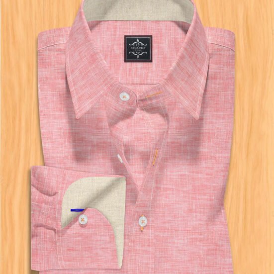 Portuguese Faded Rose Linen Shirt