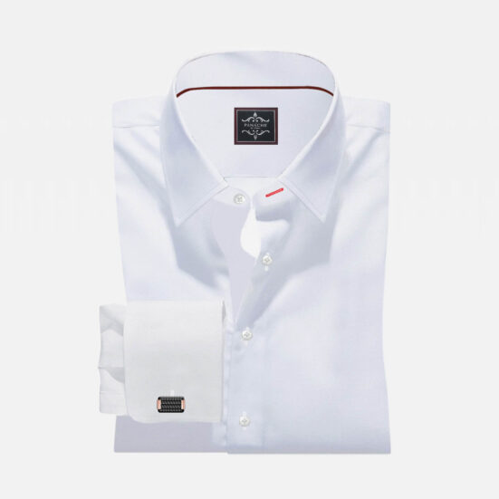 Luxury White Custom Made Royal Oxford Shirt