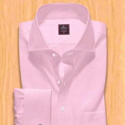 Pink Dress Shirt Black Suit