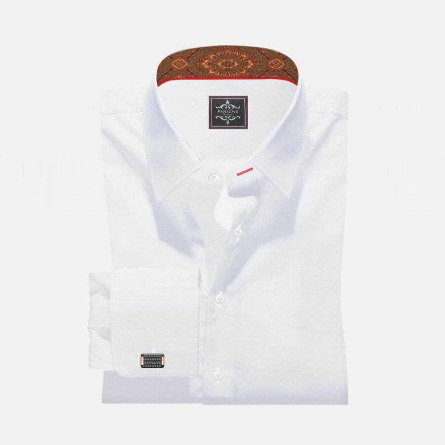 Luxury Twill White Shirt