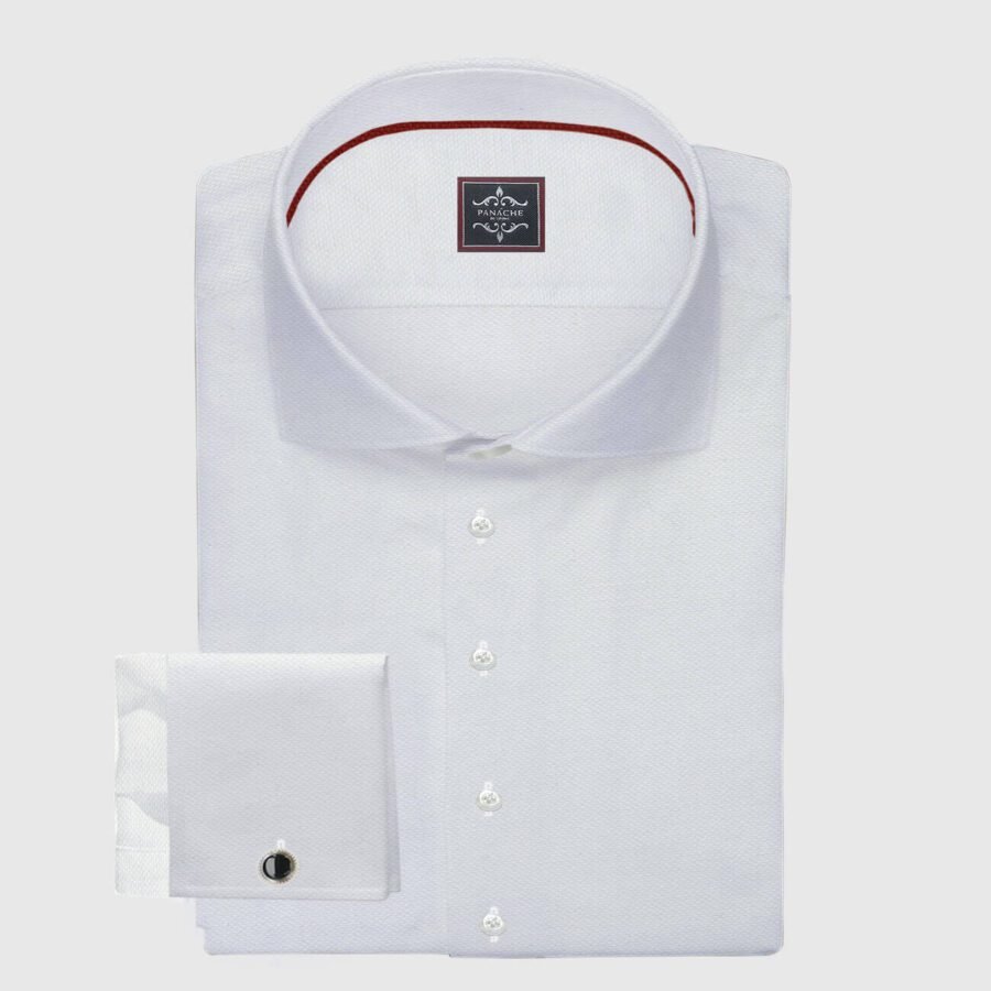 Custom Made Shirts Luxury 1 White @Panache Bespoke Tailor Made Shirt