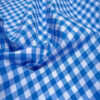 Blue And White Check Shirt | Blue shirt with white checks | Check dress shirt - Image 2
