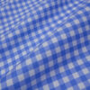 White and Blue Check Royal Oxford - Image 2
