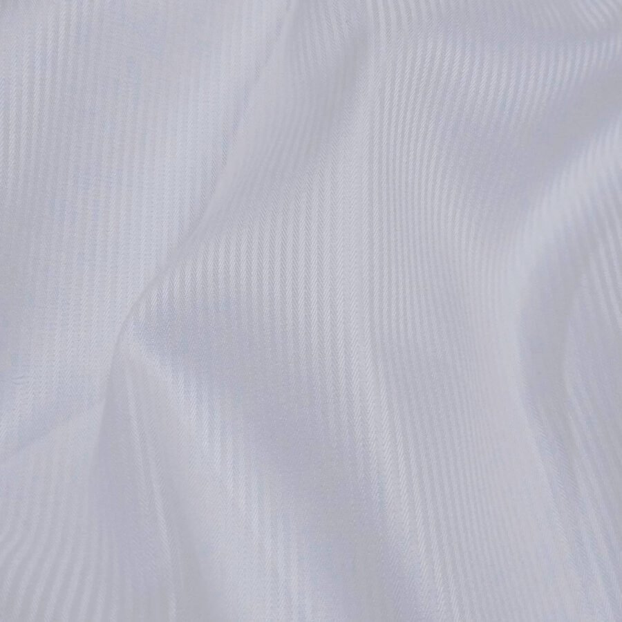 White Herringbone Shirt | Panache Bespoke Custom Made Formal Shirts