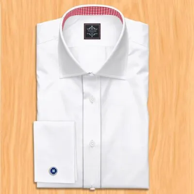 Luxury White Twill Shirt