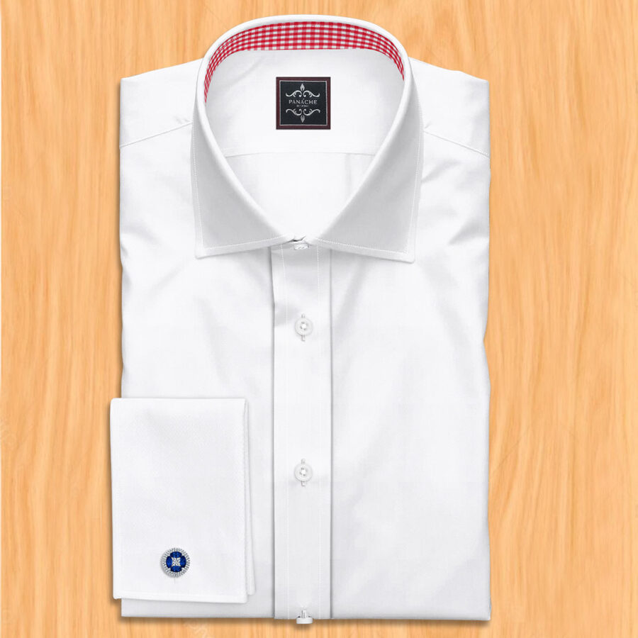 Luxury White Twill Shirt Best White Business Shirts Best White Dress Shirt For Wedding 1