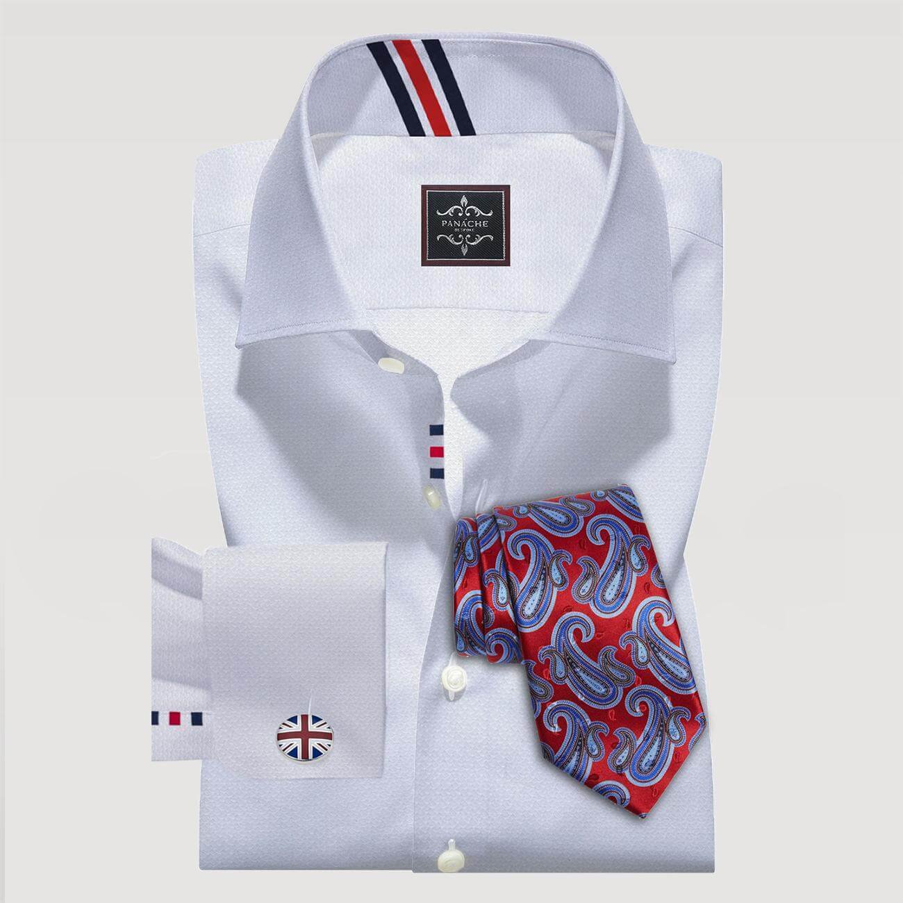 custom white dress shirts