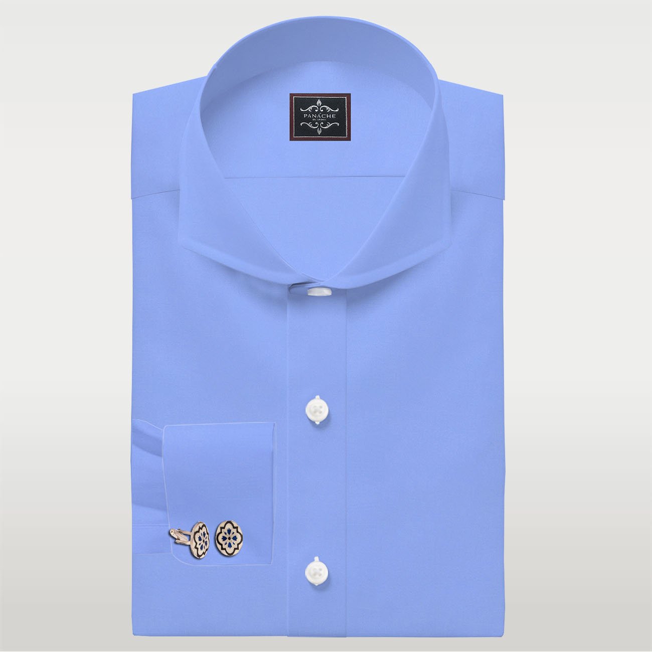 Light Blue Custom Made Shirts, Unique Mens Shirts