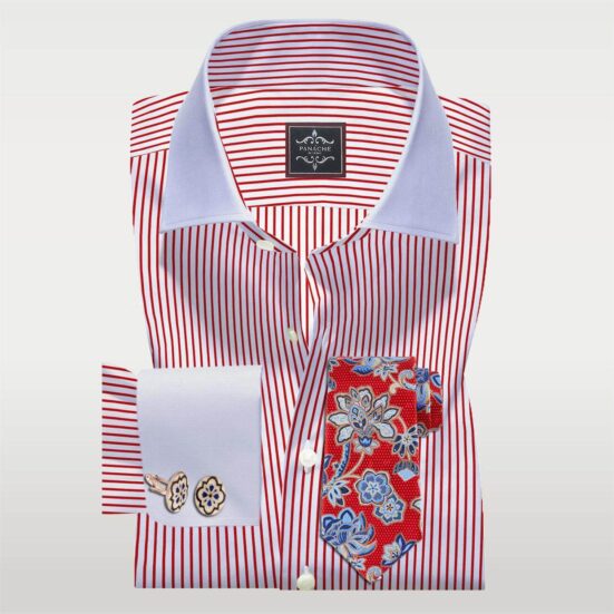 Red Stripes Custom Made Shirt