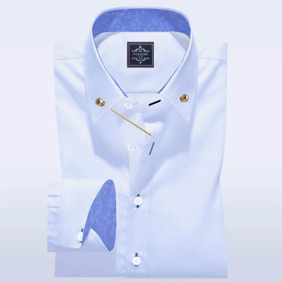 Pin Collar White Oxford Shirt