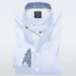 pin collar shirt