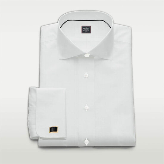 Poplin White Custom Made Shirt