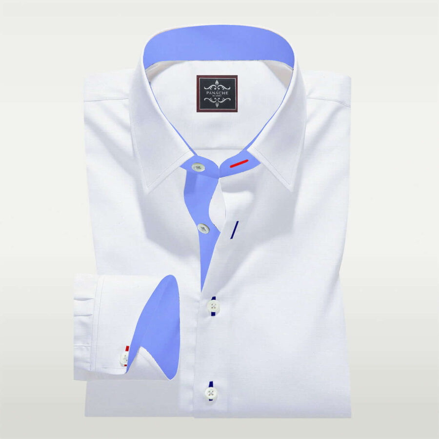 Baird McNutt White Irish Linen @Custom Made Shirts & Tailor Made Luxury  Shirts 1