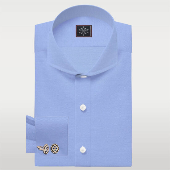 Light Blue Twill Dress Shirt