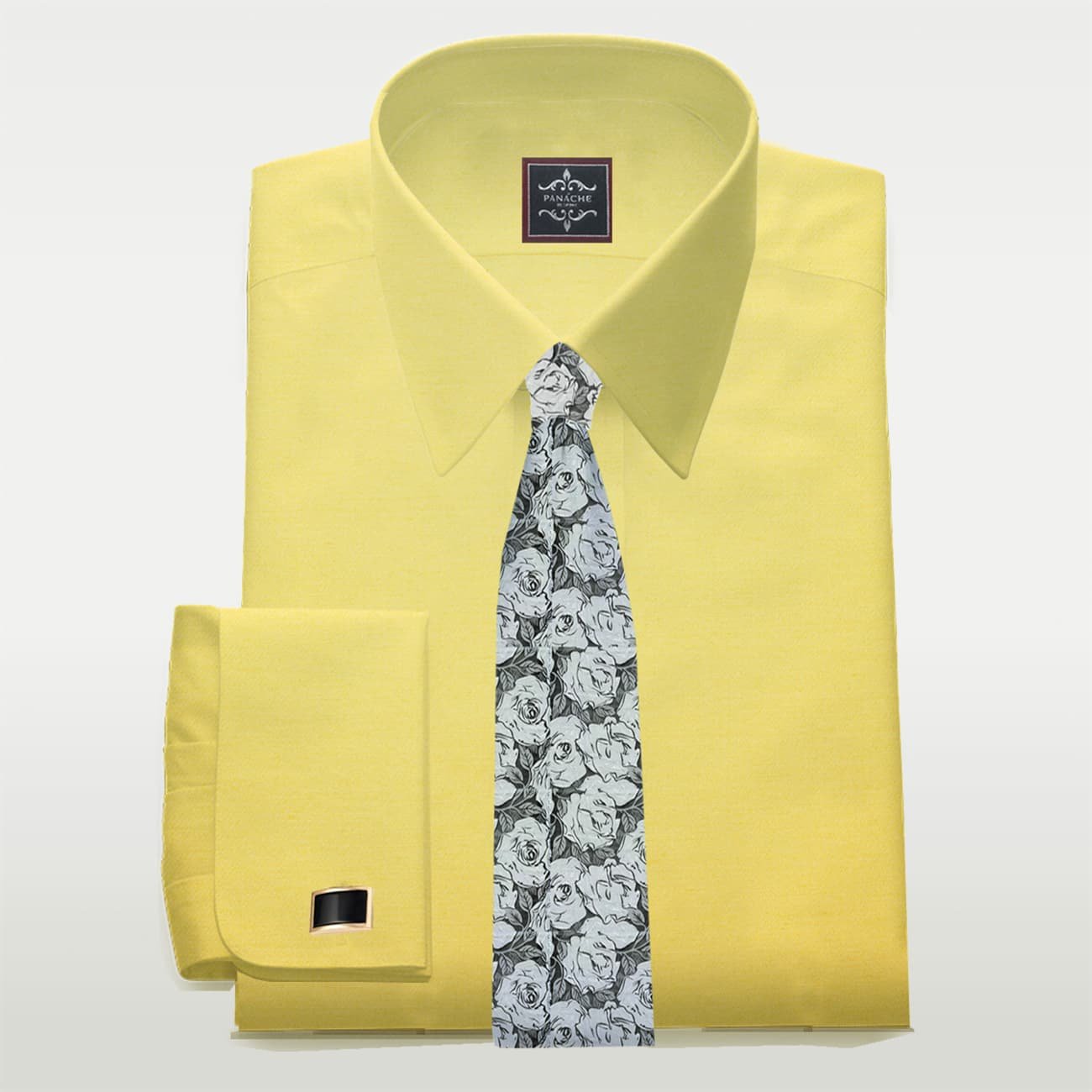 Poplin Yellow Luxury Dress Shirt # Custom Made Shirts | Mens Dress Shirts  Usa 1 Mens Shirts