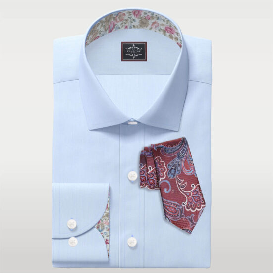 mens custom shirts Sky Blue End of End Shirt Mens dress shirts