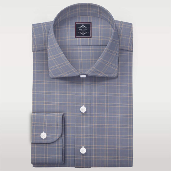 Merino Wool Livid check Shirt | wool dress shirts