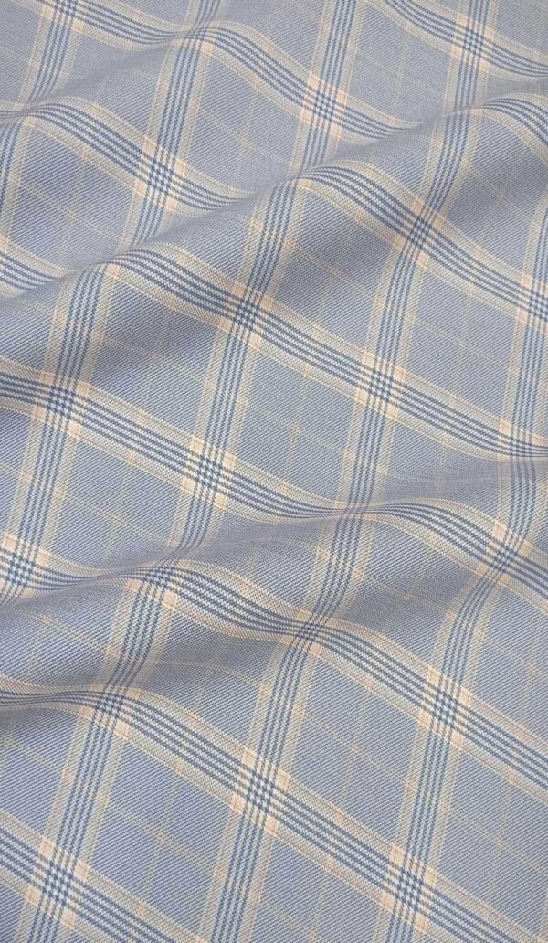 Merino Wool Livid check Shirt