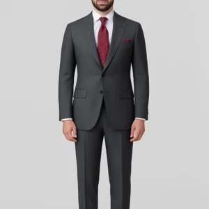 Mens dark grey suit