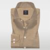 Brown Gingham mens shirt