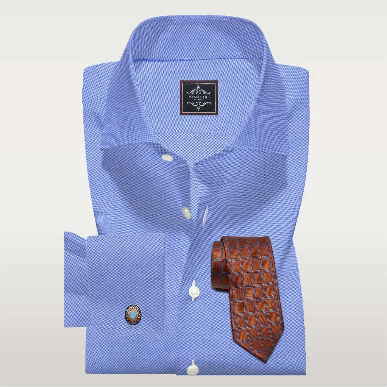 royal oxford blue shirt