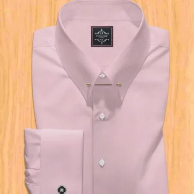 Pink Pin Collar Shirt