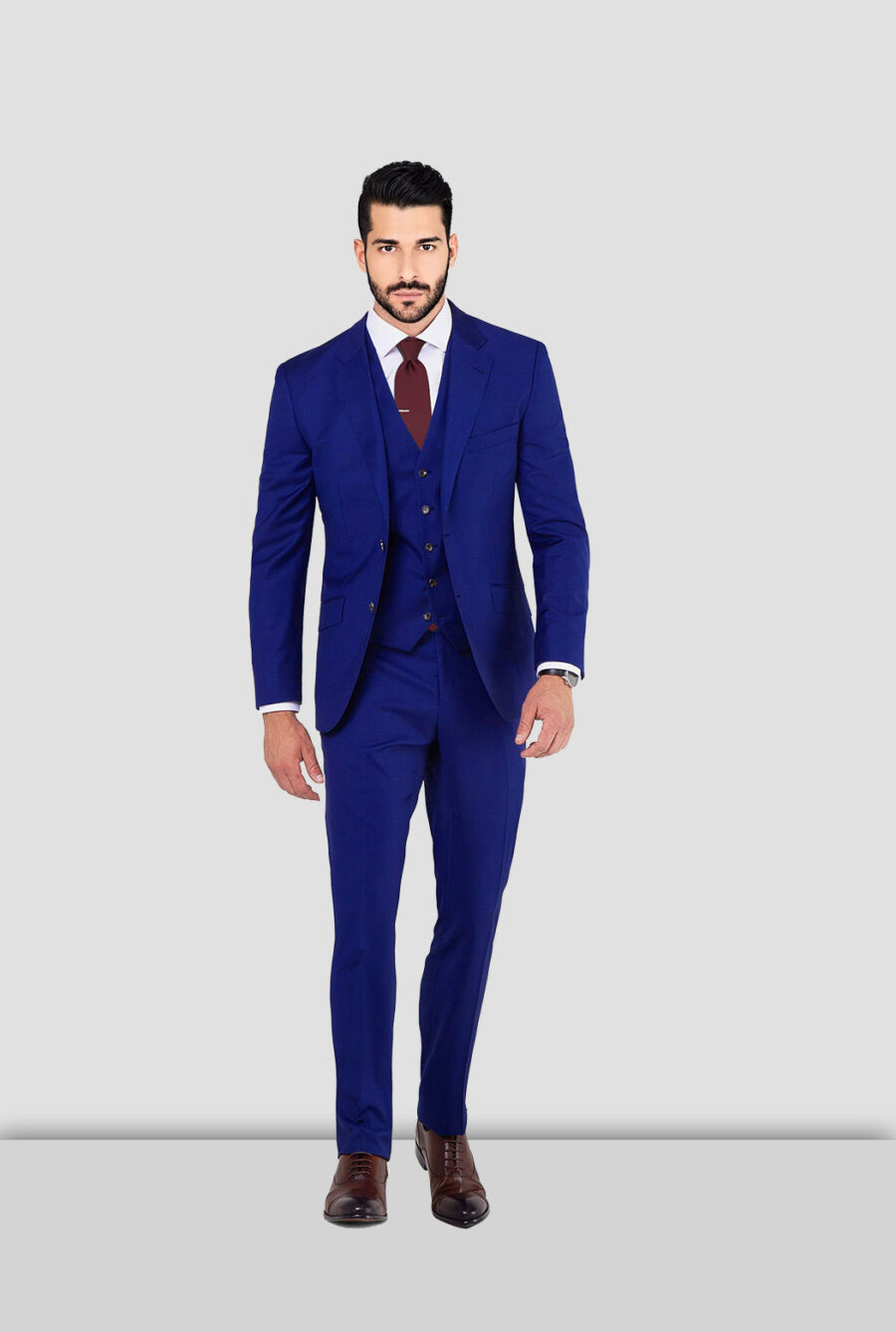 Royal Blue Mens Suit | Luxury mens Suit | Vitale Barberis Suit Italian wool  | Luxury Custom Suits |1