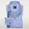 Pen Stripe Blue Shirt