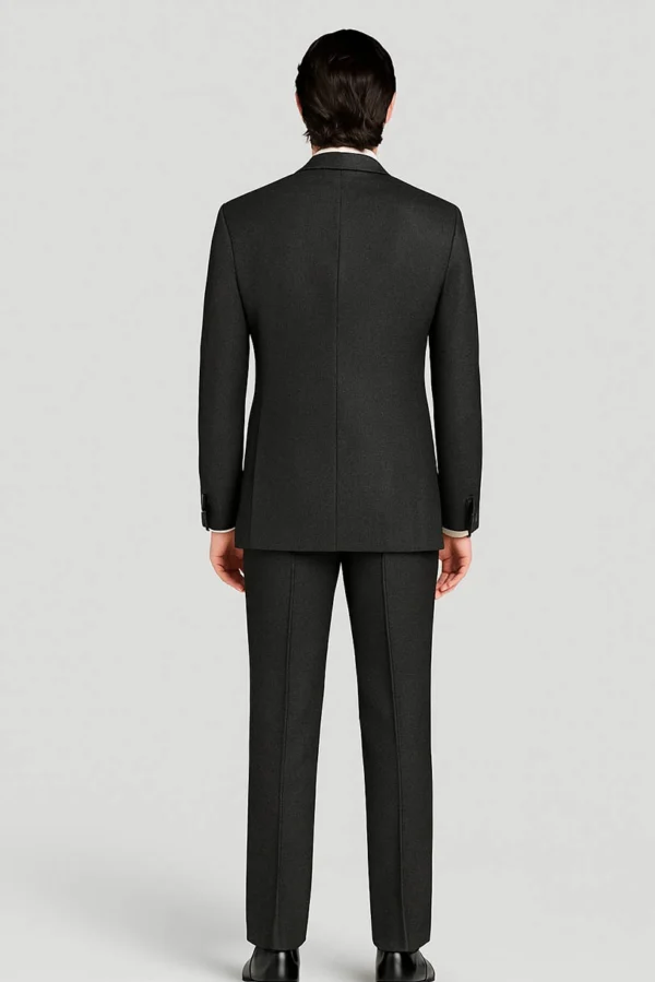 Mens Grey Suit Birdseye
