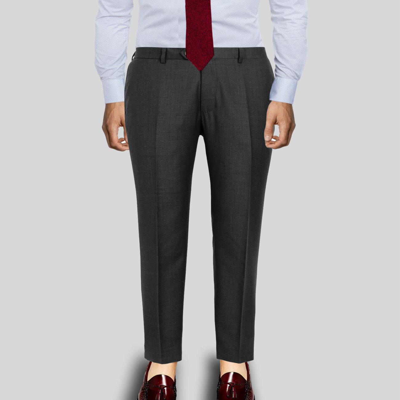 Charcoal Vitale Barberis Pant Premium Italian Wool Suit