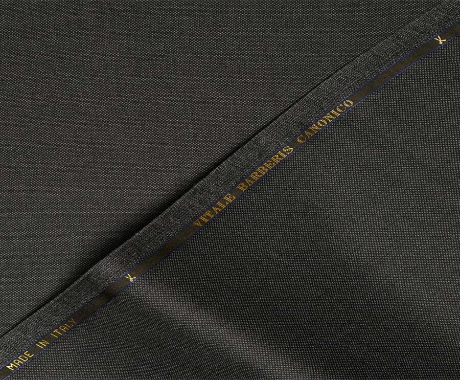 Mens Grey Suit Birdseye Vitale Barberis Premium Italian Wool Mens Suits ...