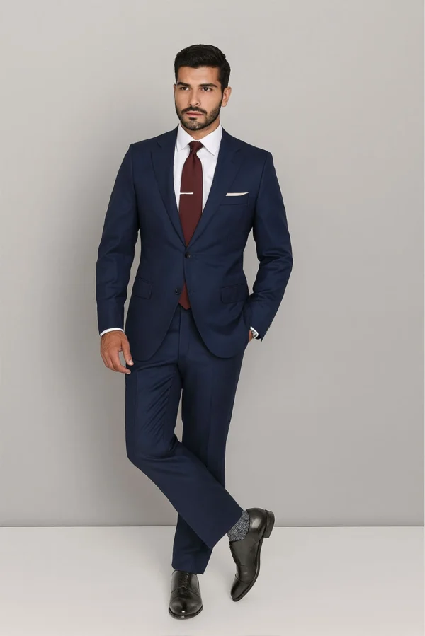 Navy Blue Suit Men