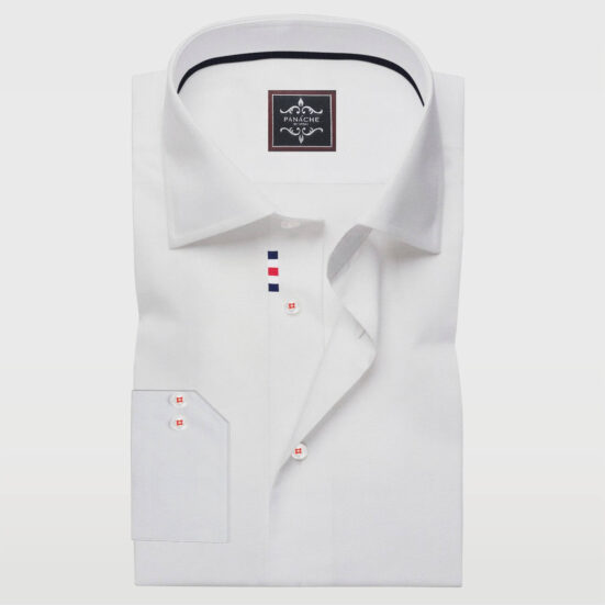 Wrinkle-Resistant White Mens Shirts