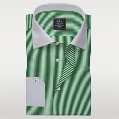 Green Stripes Dress shirts