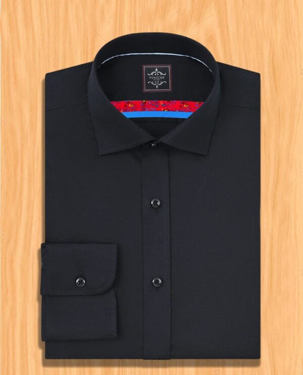 Black Mens Dress Shirts