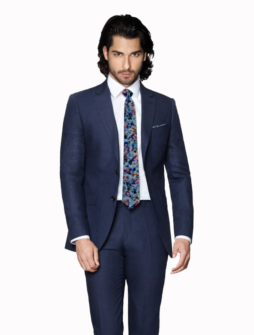 Linen Suit Mens, Navy Linen Suit