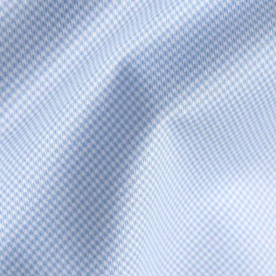 Light Blue Houndstooth Fabric