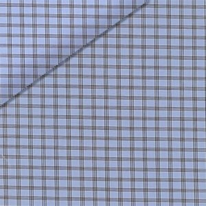 Blue and grey check
