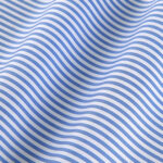 Blue Stripes Poplin Fabric