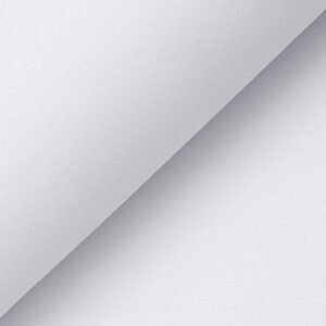 Luxury White Twill Fabric