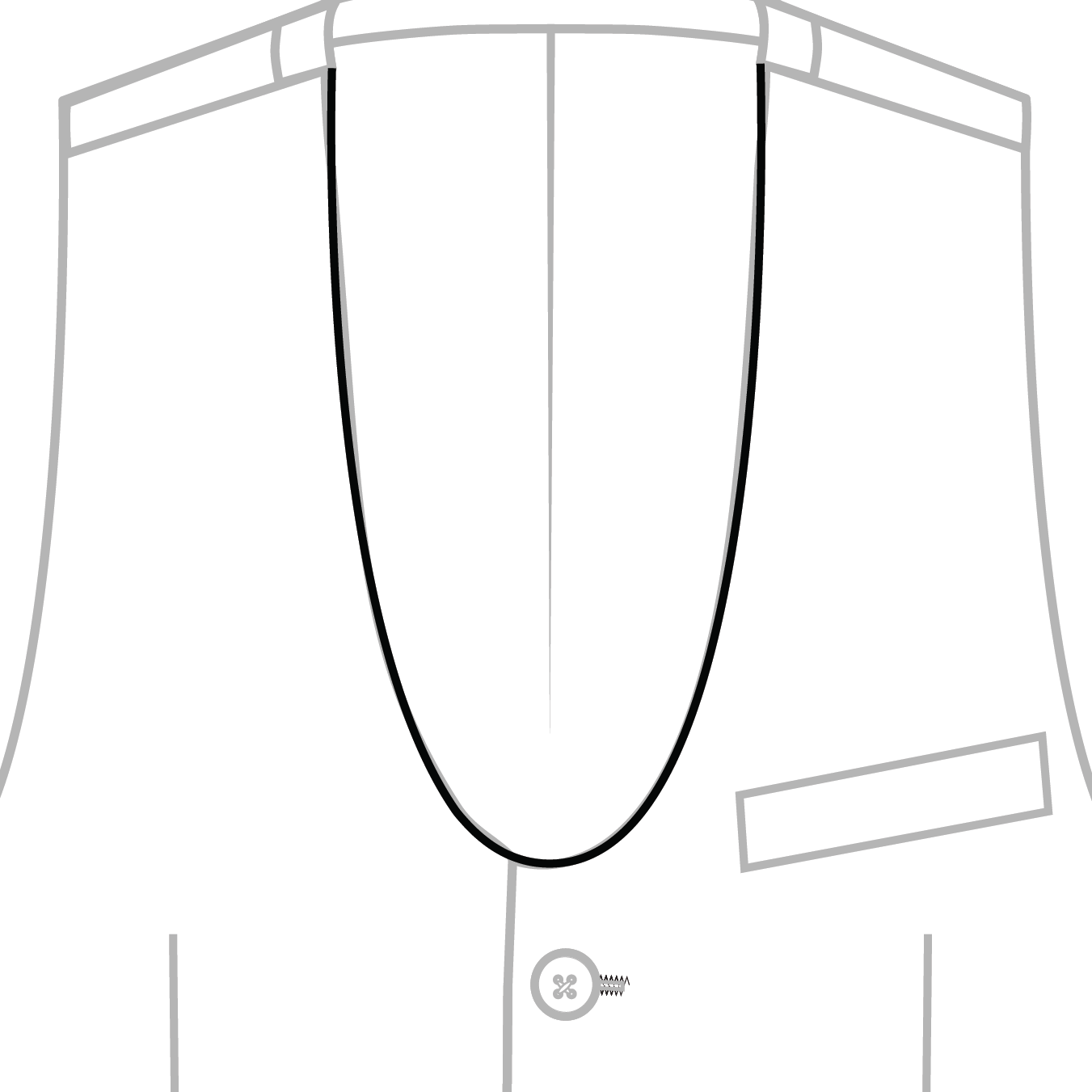 Lapel Rounded