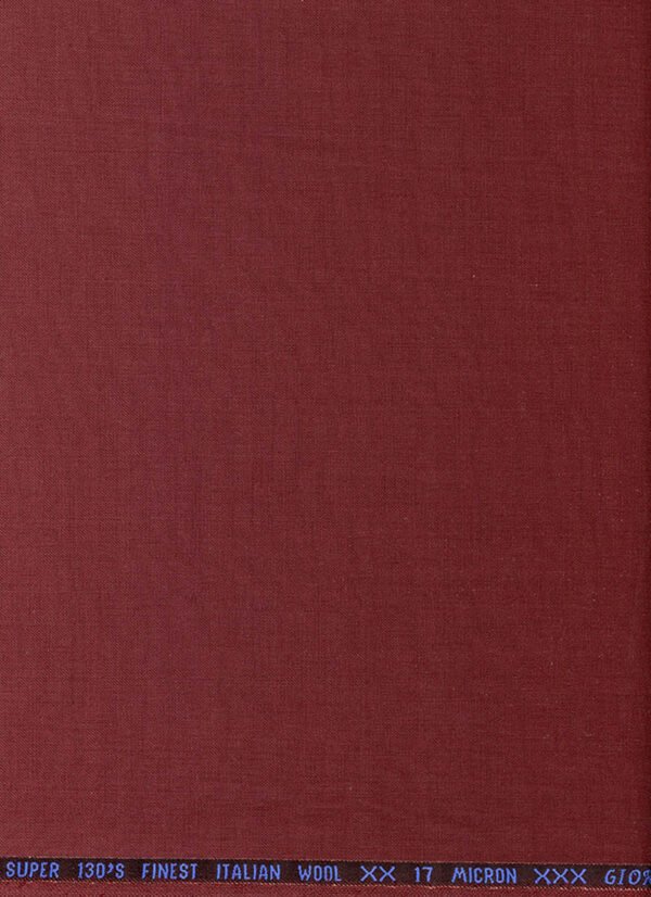 Maroon Wool Dress Shirt
