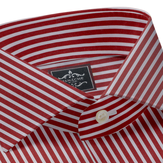 Red Striped Mens Shirt