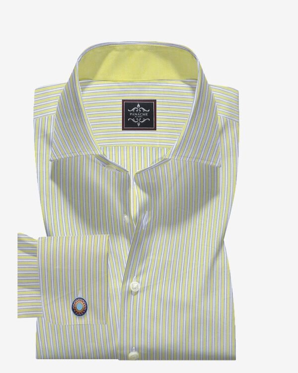 men's stripes dress shirt