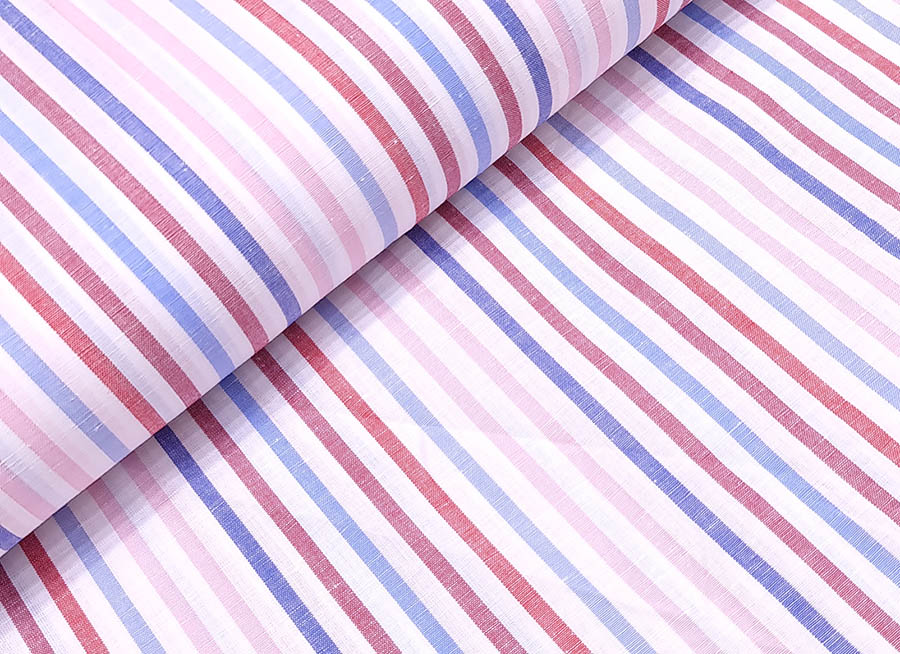 Multi-Stripes Custom Linen Shirt