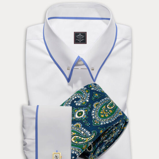 Pin Collar Men's Shirt